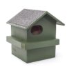 Bild eines grünen Kastens für Eichhörnchen aus Multiplex
