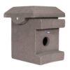 ZK MU 02 Nichoir pour lérot | 2 Ein Bild eines grauen Nistkastens für den Gartenschläfer aus Holzbeton