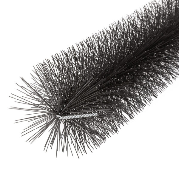 Abbildung einer schwarzen Ausschlussbürste von 120 mm